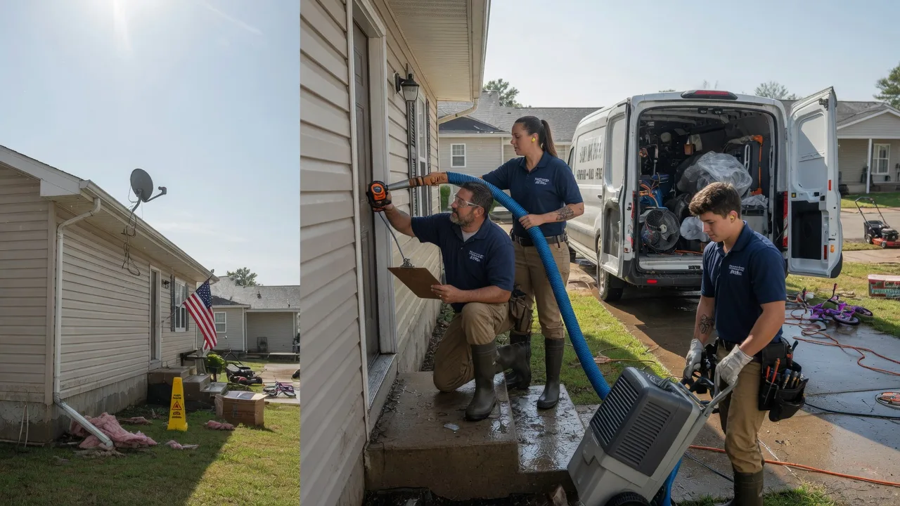 Ceiling Water Damage Restoration in Karnak, IL near me